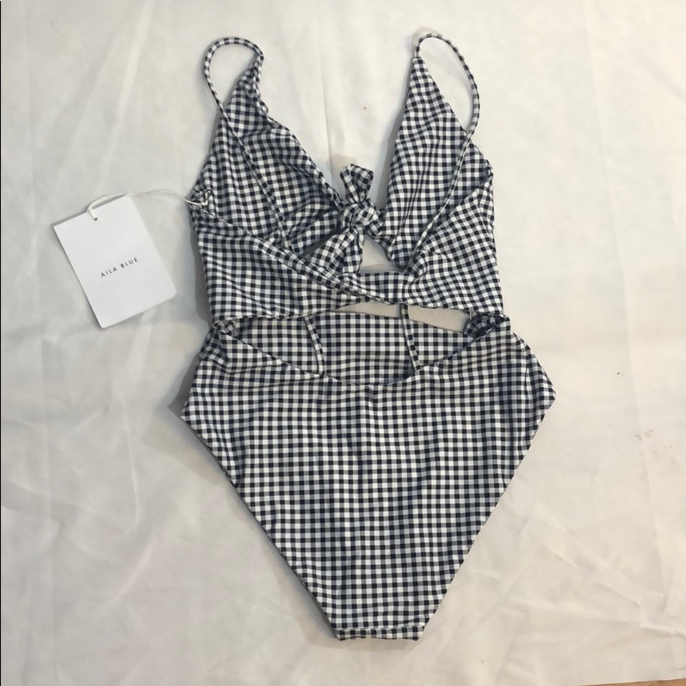 Frankie Gingham OnePiece Swimsuit Gem